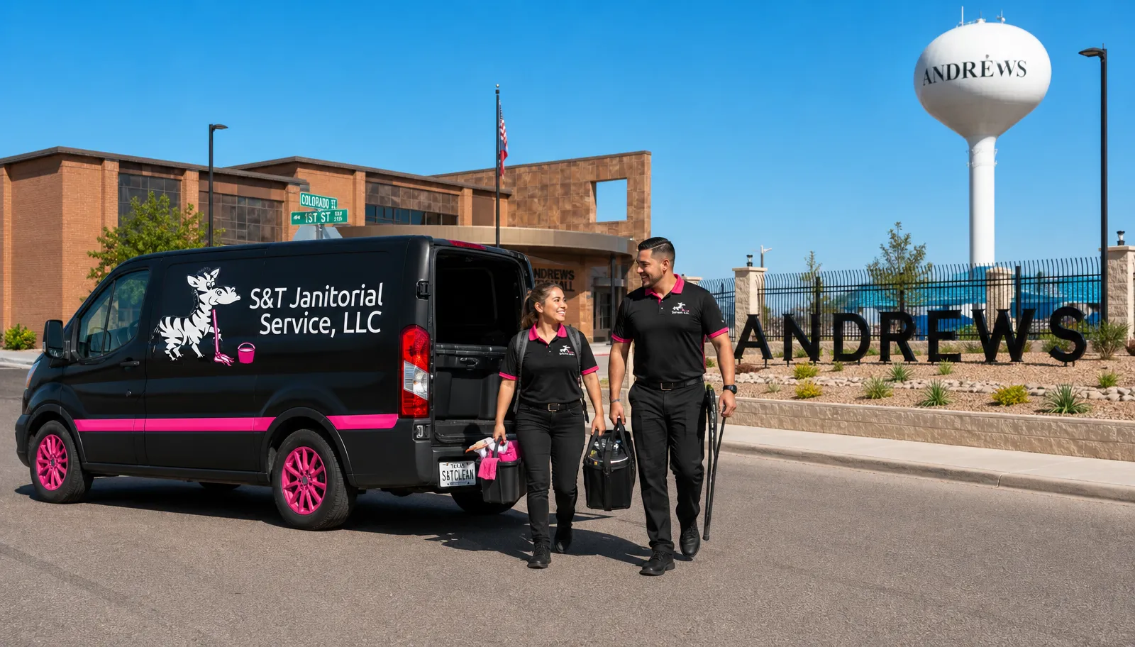Andrews — S&T Janitorial coverage