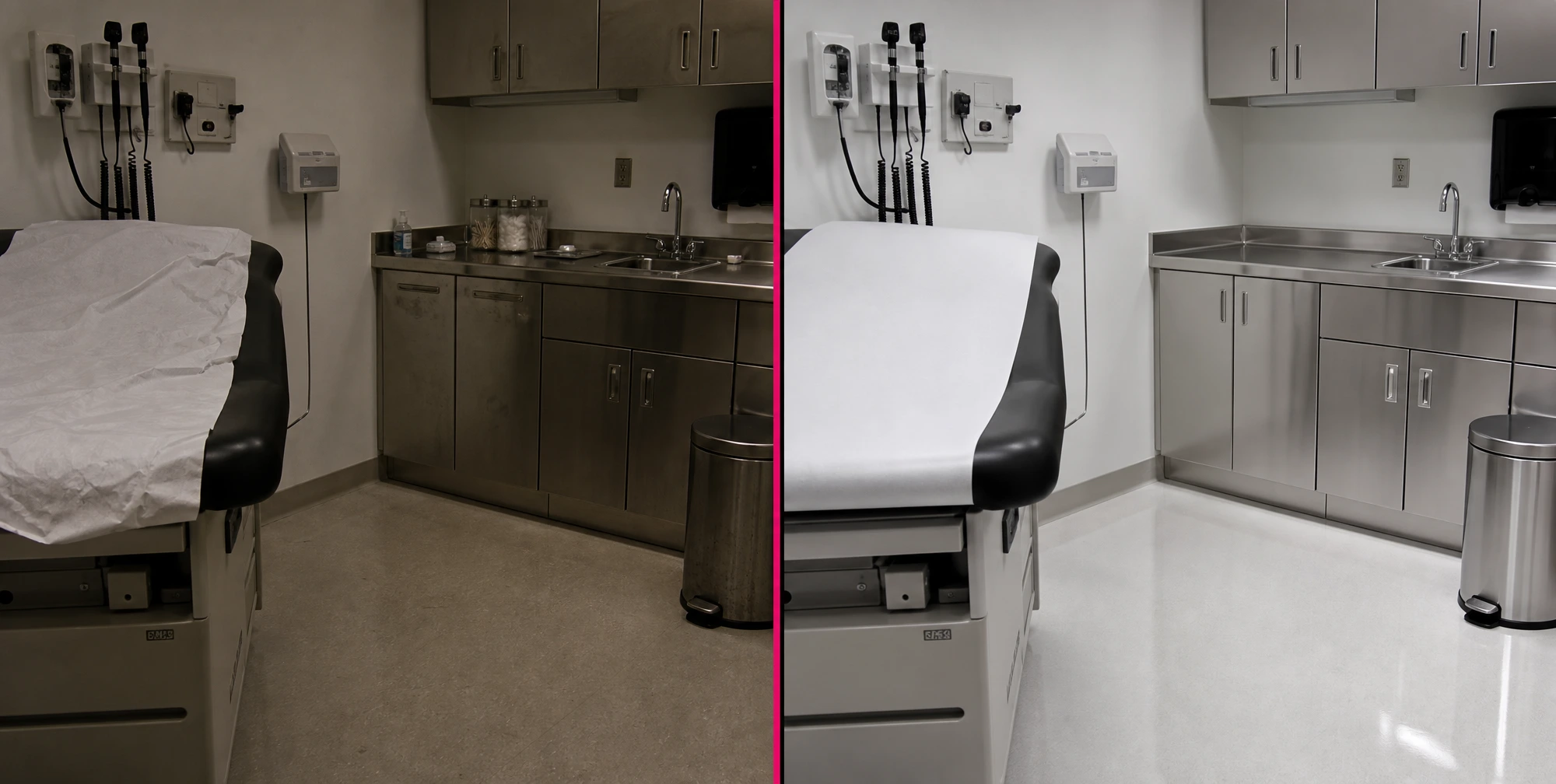 Medical and dental offices — before and after commercial cleaning by S&T Janitorial