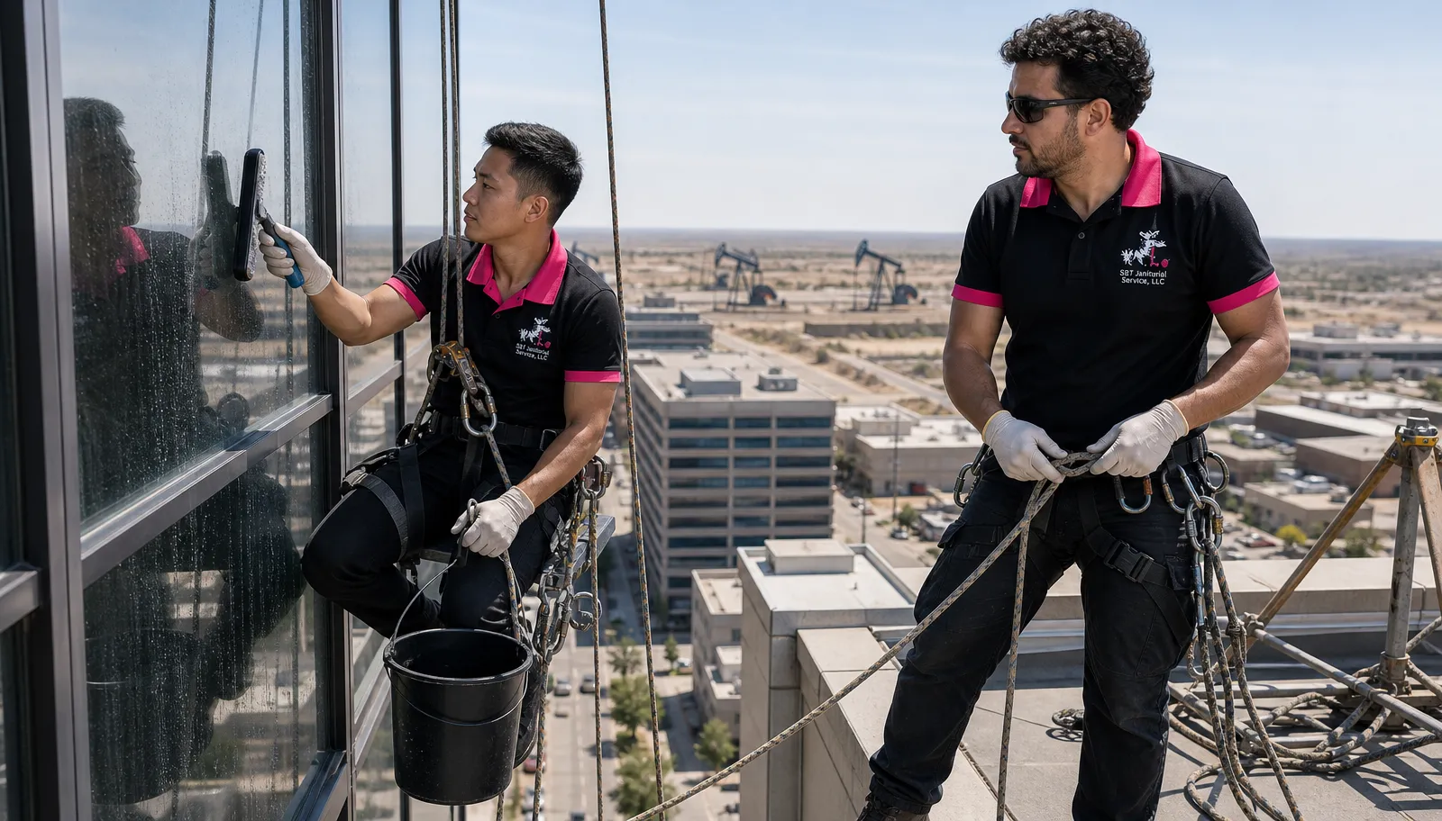 High-Rise Window Cleaning by S&T Janitorial