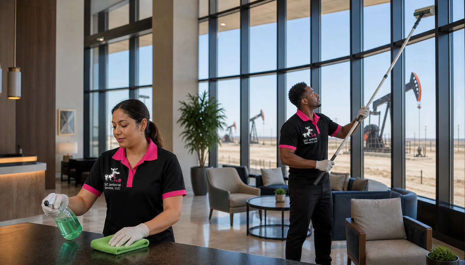 Interior Window Cleaning by S&T Janitorial