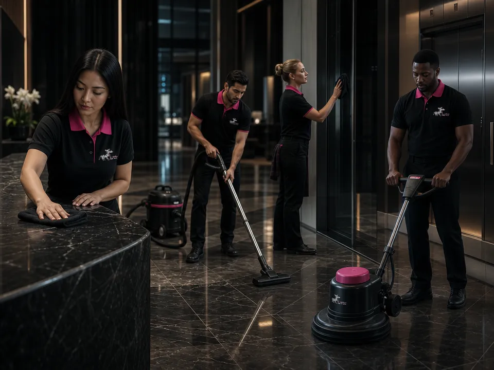 High-rise Class-A office — S&T Janitorial